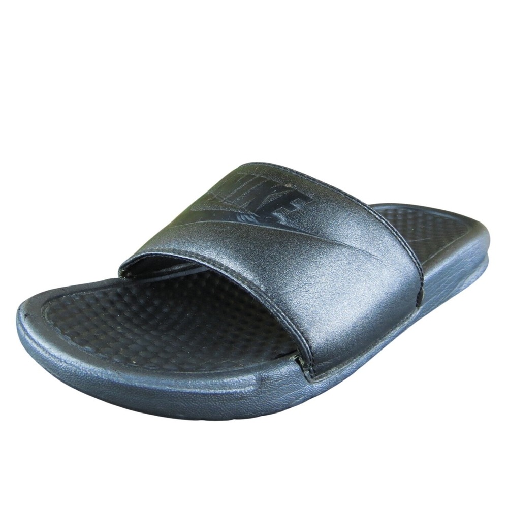 Nike Benassi JDI Women Slide Sandal‎ Shoes Size 6 Athletic Pewter AA4149-001